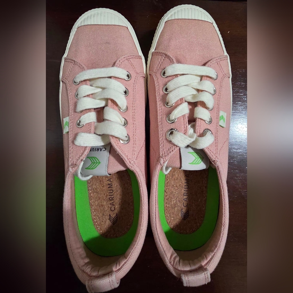 Cariuma Pink Canvas Sneakers